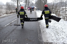 Dąbrowa Kolonia: oplem w dwa drzewa