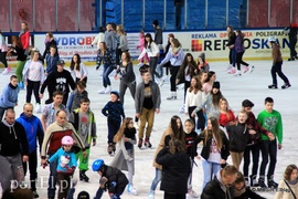 Prawdziwe lodowe party zamknęło beztroski czas ferii