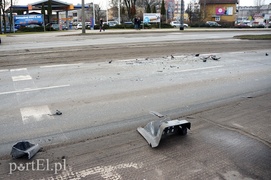 Wypadek na Grunwaldzkiej: dwie osoby w szpitalu