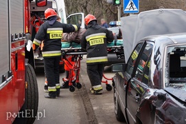 Wypadek na Grunwaldzkiej: dwie osoby w szpitalu