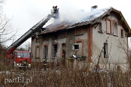 Pożar przy Nowodworskiej