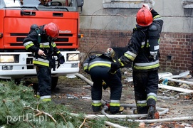 Pożar przy Nowodworskiej