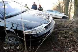 Wypadek na Fromborskiej: dwie osoby ranne