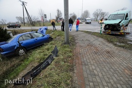 Zderzenie na skrzyżowaniu w Kazimierzowie