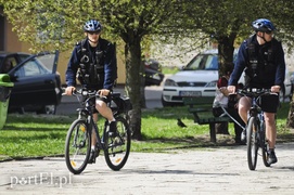 Patrolują miasto na dwóch kółkach