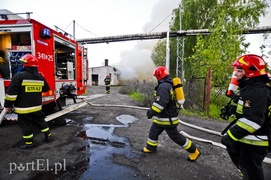 Spłonął pustostan przy ul. Dojazdowej
