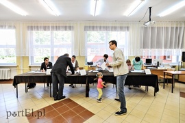 Elblążanie głosują, cisza trwa