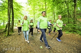 Maszerowali z kijkami aż miło