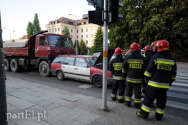 Ciężarówka nie wyhamowała, chłopiec w szpitalu