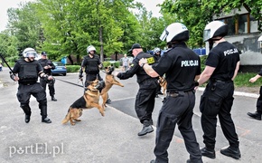 Policja kontra kibice na stadionie