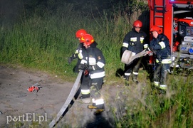 Pożar dzikiego wysypiska