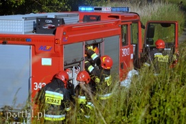 Pożar dzikiego wysypiska