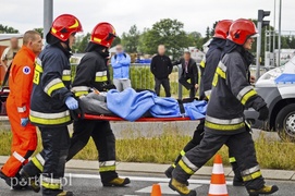 Poważny wypadek na ul. Żuławskiej. Dwie osoby ranne Poważny wypadek na ul. Żuławskiej. Dwie osoby ranne