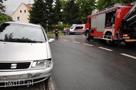 Pijany sprawca kolizji na Moniuszki