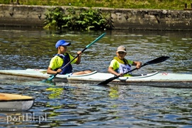 Kajakarze opanowali rzekę