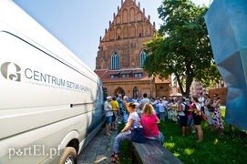 Elbląg formami stoi