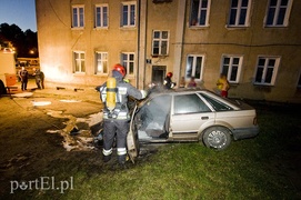 Spłonął samochód przy ul. Górnośląskiej
