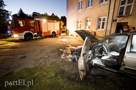 Spłonął samochód przy ul. Górnośląskiej