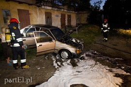 Spłonął samochód przy ul. Górnośląskiej