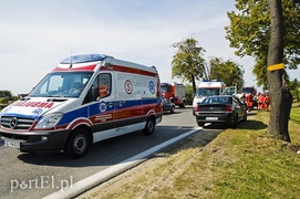 Kolizja przed obwodnicą, cztery osoby w szpitalu