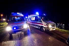 Dachowanie w BMW, wszyscy byli pijani