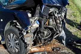 Pijany zderzył się z innym pojazdem. Korki na \"siódemce\"