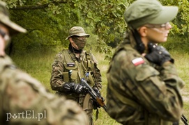 Wymiana ognia w elbląskim lesie