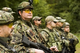 Wymiana ognia w elbląskim lesie