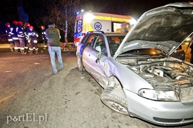 Skuter zderzył się z audi Skuter zderzył się z audi