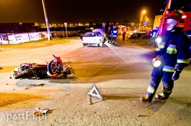 Skuter zderzył się z audi