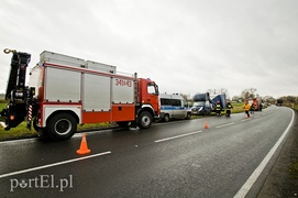 Zahaczył o ciężarówkę