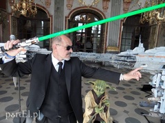 Adam Kulesza na wystawie na Zamku Książ