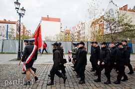 Podchorążowie wyszli na ulice Elbląga