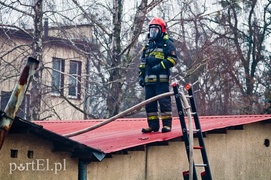 Pożar stolarni przy Łęczyckiej