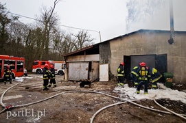 Pożar stolarni przy Łęczyckiej