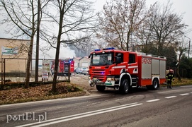 Pożar stolarni przy Łęczyckiej