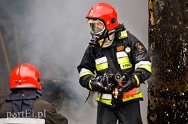 Pożar stolarni przy Łęczyckiej