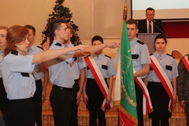 Ślubowanie klas mundurowych w „ekonomiku”