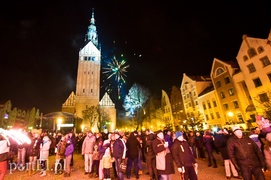 Tak elblążanie witali nowy rok. Zobacz zdjęcia