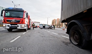 Kolizja z ciężarówką na Ogólnej