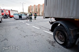 Kolizja z ciężarówką na Ogólnej