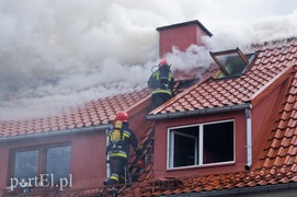 Pożar na Sadowej, mieszkańcy ewakuowani