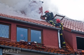 Pożar na Sadowej, mieszkańcy ewakuowani