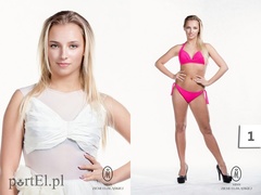 1. Judyta Nowaczyk jest dorosłą finalistką.
Mieszka w Elblągu.
Wzrost: 168 cm;
Wymiary:92/72/95;
Interesuje się tańcem towarzyskim;
Uczy się w II LO w Elblągu.
SMS na numer 71624 o treści DPMISS1