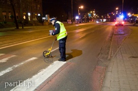 Znowu potrącenie przed Elzamem