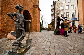 Żywe pomniki pod Bramą Targową