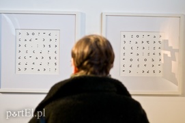 Nietypowy alfabet w Galerii EL