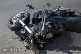 Uderzyła w motocyklistę na Hetmańskiej