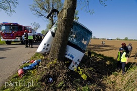  Autobus uderzył w drzewo. Są ranni zdjęcie nr 126887