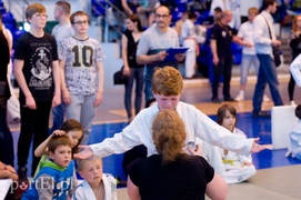 Mali judocy walczą